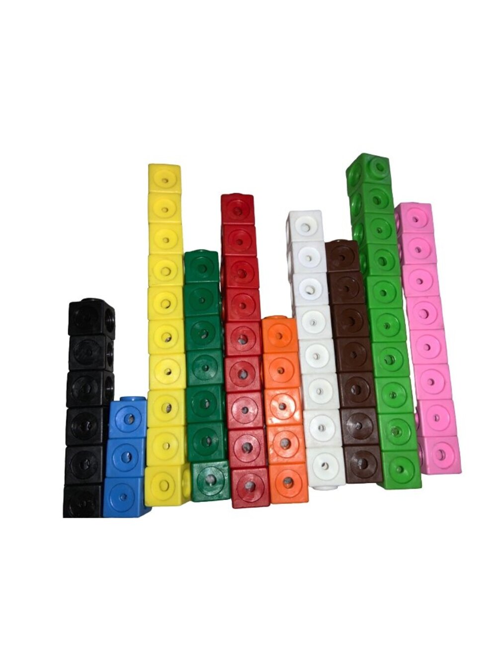 Snap Together Manipulatives Educational Cube Toys 2 Different Sets Custom Lot